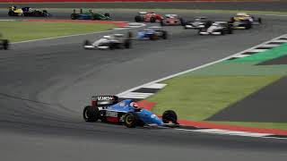 Assetto Corsa Ligier Js35 Lamborghini V12 35L Silverstone ASR mod F1 ‘91 link in description [upl. by Ahs]