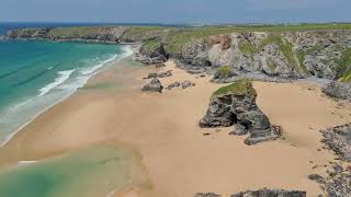 The Majestic Stunning Bedruthan Steps In North Cornwall [upl. by Liagiba]