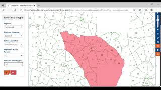 Consultazione e visura gratis di una mappa catasto terreni tramite Geoportale Cartografico Catastale [upl. by Sasnak443]