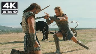 Troy 2004 Hector vs Achilles 4K [upl. by Aremat]