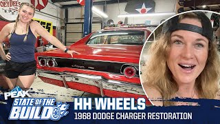 1968 Dodge Charger Restoration for Hot Rod Power Tour  State of the Build  PEAK Auto [upl. by Teiluj]