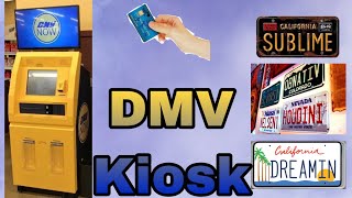 RENUEVA LAS PLACAS DE TU AUTO EN MENOS DE 3 MINUTOS  DMV KIOSK [upl. by Cynarra261]