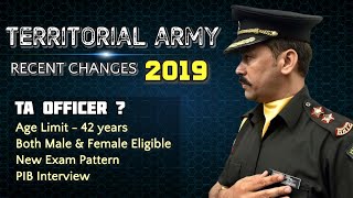 Territorial Army Officer Entry How to apply for TA Eligibility Age Notification how to apply [upl. by Jerri113]