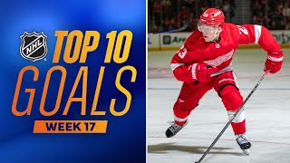 Top 10 Goals from Week 17  202324 NHL Season [upl. by Htebirol]