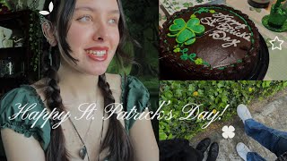 St Patrick’s Day 2024 ☘︎ celebrating with friends cafes amp vintage shopping [upl. by Mosra]