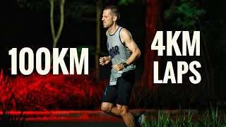 Running 100km Ultramarathon in 4km park 25 Laps of Hell [upl. by Haley]