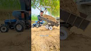 New Holland with dumper trolley 🔥🔥 [upl. by Hinson403]