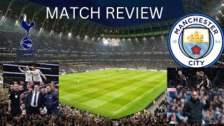 TOTTENHAM 02 MANCHESTER CITY LIVE MATCH REVIEW amp Highlights [upl. by Llerrom]