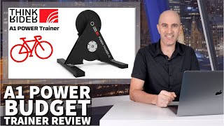 ThinkRider A1 POWER Budget Direct Drive Trainer Details  Ride Review [upl. by Farl]