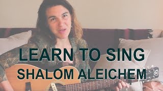 Shalom Aleichem  lyrics and singing with Alicia Jo Rabins [upl. by Orual]