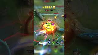 maniac mobile legends shorts mobilelegends mlbb mobilelegendsbangbang [upl. by Adolf]