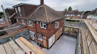 Double storey extension  Rear Single storey extension  Start To End [upl. by Wiskind]