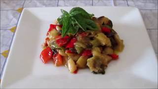 LA CAPONATA VERA RICETTA SICILIANA [upl. by Yziar]