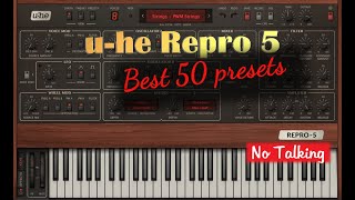 UHe REPRO 5 best 50 presets sounds analog no talking [upl. by Attah]