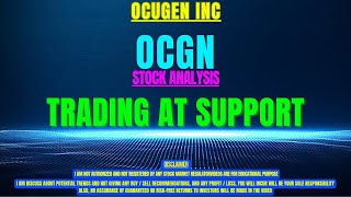 OCGN STOCK ANALYSIS  TRADING AT SUPPORT [upl. by Annawoj]