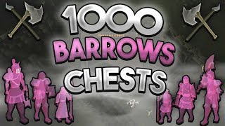 Loot From 1000 Barrows Chests 2019 [upl. by Perle]