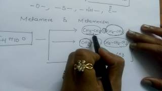 Metamerism structural isomerism [upl. by Jabon]