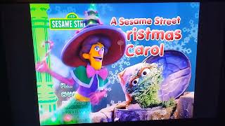 sesame Street a sesame Street Christmas Carol 2006 dvd menu [upl. by Boar]