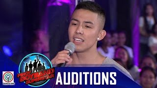 Pinoy Boyband Superstar Judges’ Auditions Tony Labrusca  “You And Me” [upl. by Inaniel443]