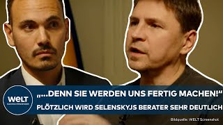 PUTINS KRIEG quotdenn sie werden uns fertig machenquot Plötzlich wird Selenskyjs Berater sehr deutlich [upl. by Franzen974]