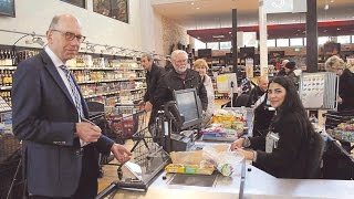 Automatisches Bezahlsystem in Kasseler EdekaMarkt Wir erklären wie es funktioniert [upl. by Enneirb]