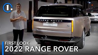 RANGE ROVER Autobiography 2022  FULL visual REVIEW exterior interior price Santorini Black [upl. by Akiehsal64]