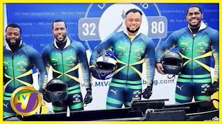 Jamaicas Bobsled Team for Beijing Olympics  Jan 19 2022 [upl. by Ecirtnahs387]