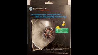 SilverStone Air Penetrator AP121GL Green LED 120 3pin with AirChanneling Screen Fan Review Pt 1 [upl. by Carver]