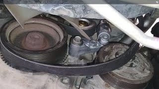 Nissan patrol zd30 engine belt replacement step by step [upl. by Redfield265]