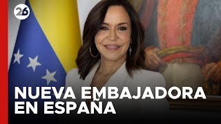 Venezuela designó una nueva embajadora en España [upl. by Naimaj]