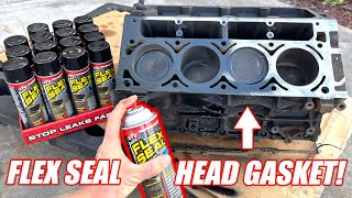 We Used FLEX SEAL As Our Engines Head Gasket Then Fired It Up [upl. by Affer]