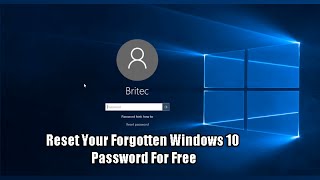 Reset Your Forgotten Windows 10 Password For Free [upl. by Sophie593]