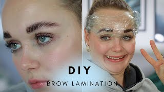 HOW TO DIY brow lamination with ICONSIGN lashlift kit [upl. by Odama]