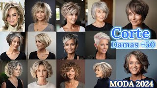 Cortes de Cabello para DAMAS que REJUVENECEN 45607580 años Moda y Tendencia 2024💇‍♀️ [upl. by Osber]