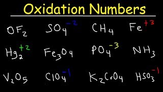 How To Calculate Oxidation Numbers  Basic Introduction [upl. by Lory]