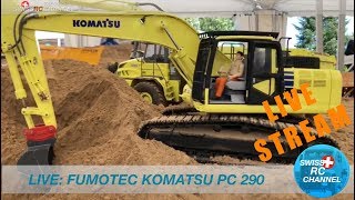 LIVE Fumotec RC Komatsu PC 290 Excavator [upl. by Kenison]