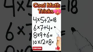 Cool Math tricks🤔😜Mind use🥰😰shortsviralvideotrandingyou tubeNzlogicks1yu [upl. by Vannie914]