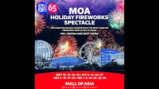 Holiday Fireworks Spectacle at the SM Mall of Asia  December 2023 [upl. by Kathi661]