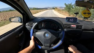 Fiat Stilo 19 JTD 2003 115HP  POV TEST DRIVE [upl. by Eirbua]