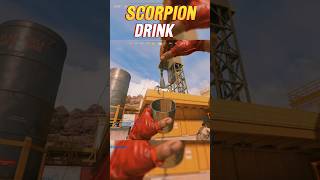 The SCORPION on the drink is SAVAGE 💀🦂 callofduty cod blackops blackopscoldwar [upl. by Tansy]