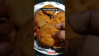 இனிமே ‌பஜ்ஜி கேட்டா இப்படி செஞ்சு கொடுங்க  Stuffed Masala Bajji 😋 cooking food stuffed bajji [upl. by Rahel]