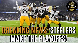 The 107 Steelers MAKE THE PLAYOFFS as the 7th Seed thanks Jaguars [upl. by Yatnohs173]