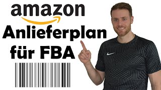 Amazon Anlieferplan für FBA erstellen  Produkte ins Amazon Lager senden  Tutorial [upl. by Euqinahs]