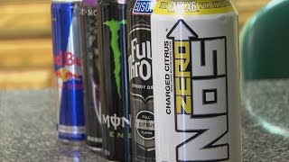 UNM Study Energy drinks bad for kids [upl. by Nilram899]