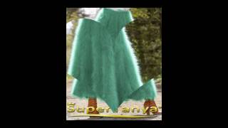 Extravagant green mohair skirt by SuperTanya [upl. by Quiteris641]