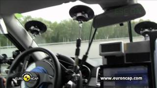 Euro NCAP  MercedesBenz MClass  2012  ESC test [upl. by Bethel]