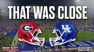 2024 Georgia vs Kentucky Reaction  Row Sixty 86  UGA Football Podcast [upl. by Landri]