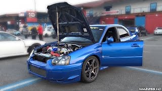 550HP Subaru Impreza STi 21L Stroker INSANE OnBoard SOUND [upl. by Nomelc850]