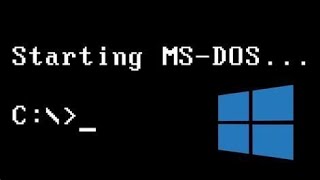 MSDOS Mode for Windows 10 [upl. by Eltsyrc]