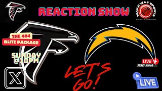 Falcons vs Chargers Reaction Show [upl. by Cirderf42]